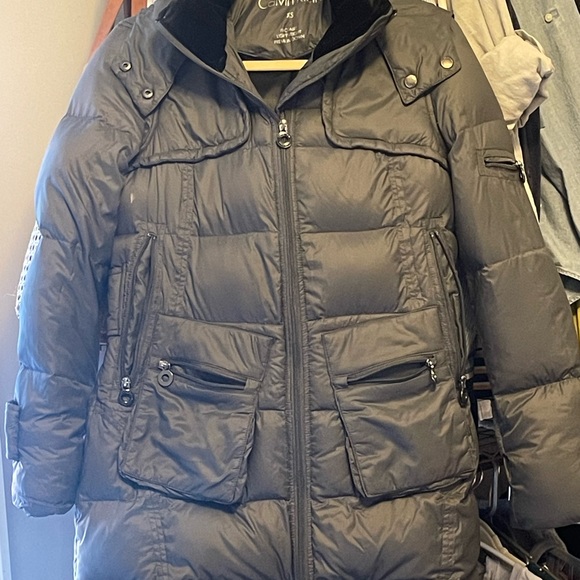 Women’s Calvin Klein Gray Packable, Lightweight Premium Down Puffer Jacket - Picture 4 of 4